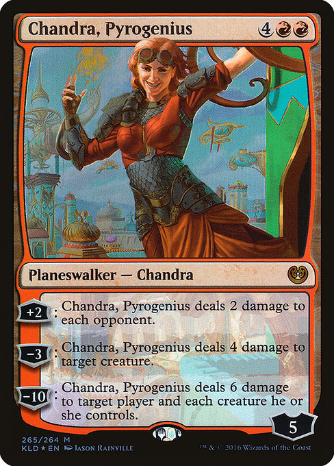 Chandra, Pyrogenius highlighted card art