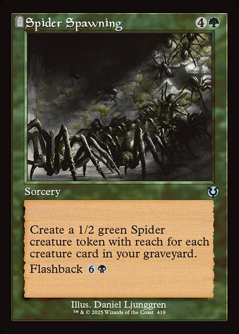 Spider Spawning highlighted card art