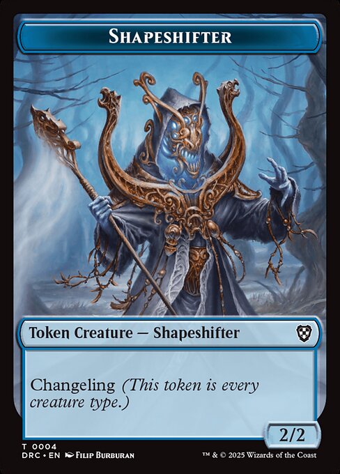 Shapeshifter from Aetherdrift Commander Tokens