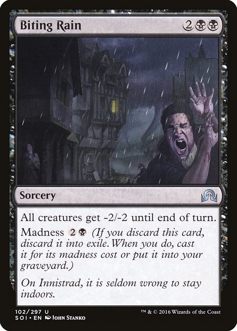 Biting Rain from Shadows over Innistrad