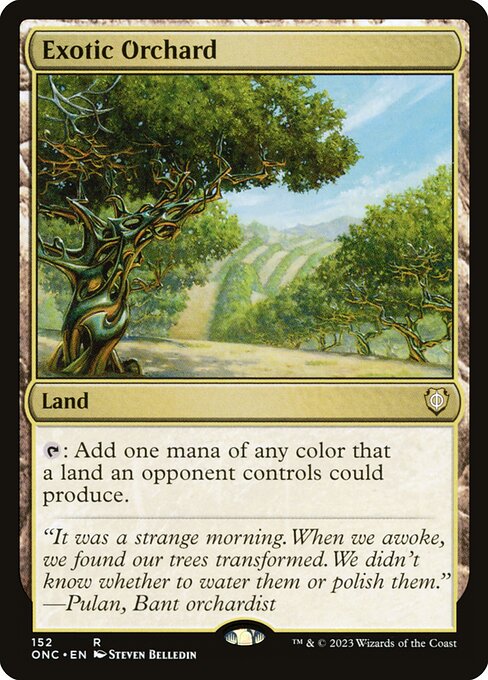 Exotic Orchard from Phyrexia: All Will Be One Commander