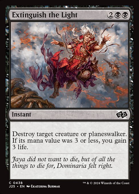 Extinguish the Light highlighted card art