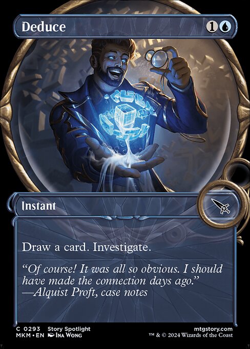 Deduce highlighted card art
