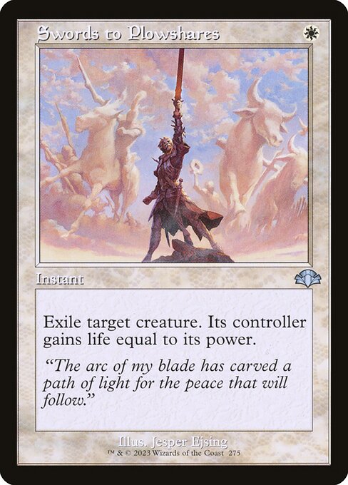 Swords to Plowshares from Dominaria Remastered