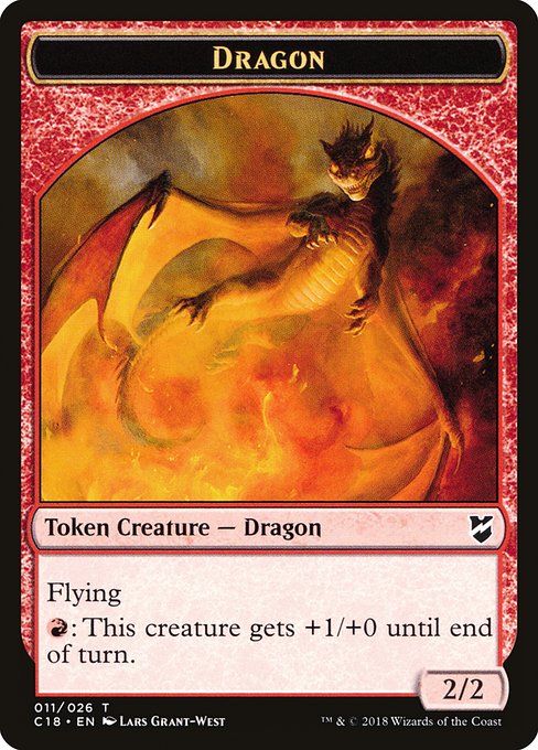 Dragon from Commander 2018 Tokens