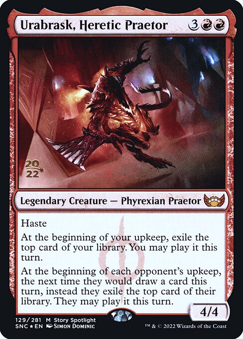 Urabrask, Heretic Praetor from Streets of New Capenna Promos