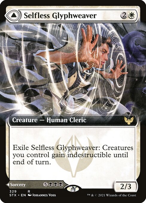 Selfless Glyphweaver // Deadly Vanity from Strixhaven: School of Mages