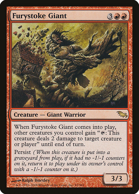 Furystoke Giant highlighted card art