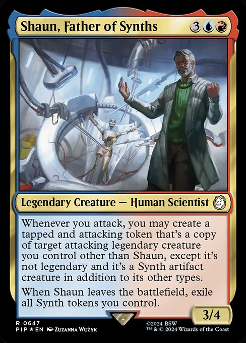 Shaun, Father of Synths highlighted card art