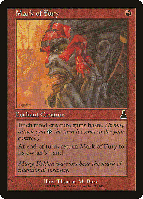 Mark of Fury highlighted card art