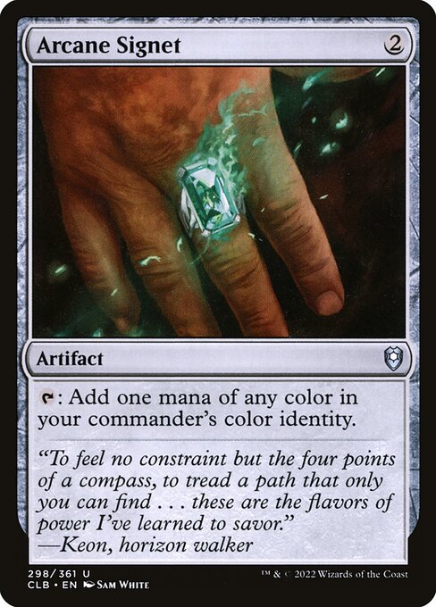 Arcane Signet from Commander Legends: Battle for Baldur's Gate