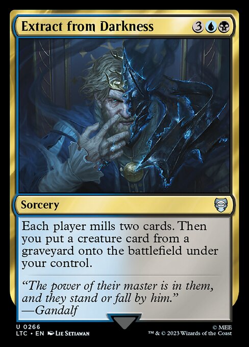 Extract from Darkness highlighted card art