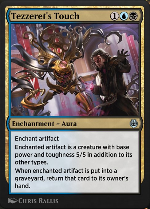 Tezzeret's Touch highlighted card art