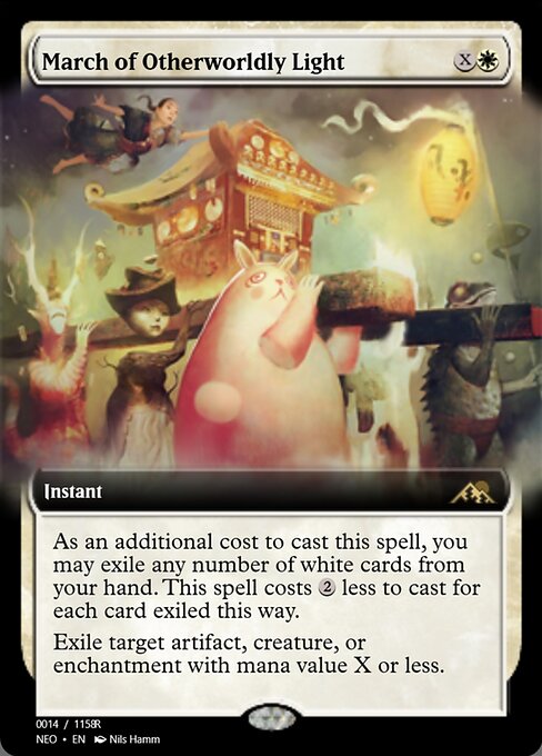 March of Otherworldly Light highlighted card art
