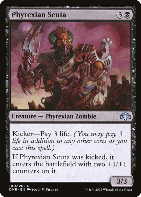 Phyrexian Scuta highlighted card art