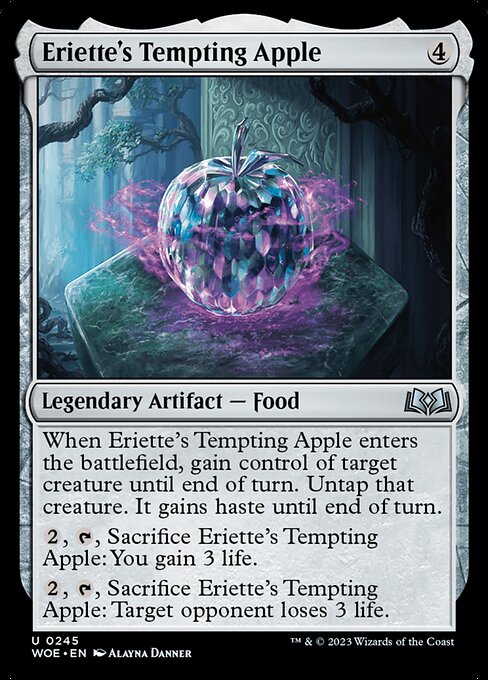Eriette's Tempting Apple highlighted card art