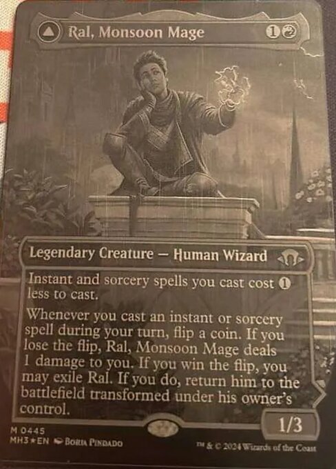 Ral, Monsoon Mage // Ral, Leyline Prodigy highlighted card art