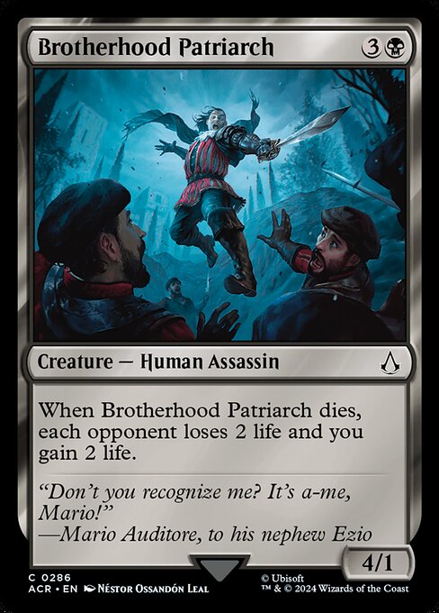 Brotherhood Patriarch highlighted card art