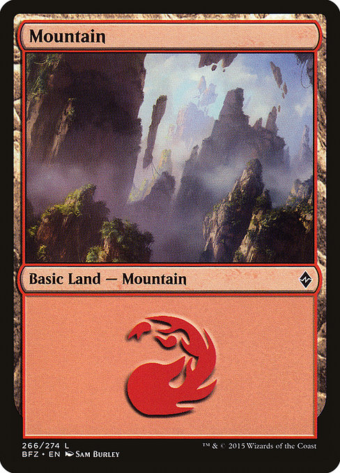 Mountain from Battle for Zendikar