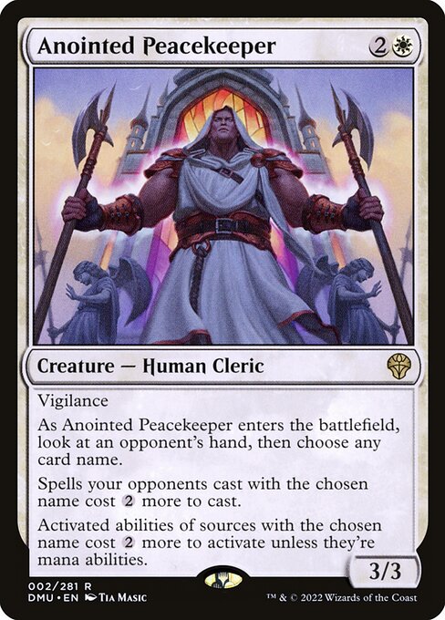 Anointed Peacekeeper from Dominaria United
