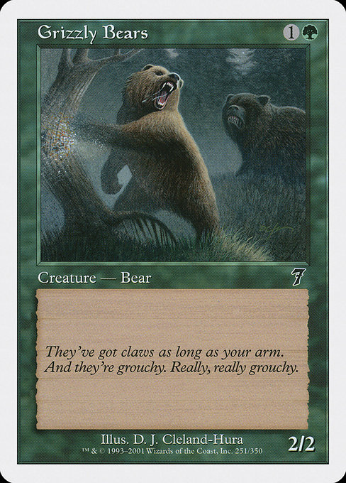 Grizzly Bears from Seventh Edition