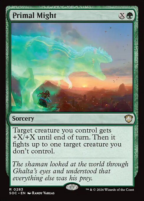 Primal Might from Secrets of Strixhaven Commander