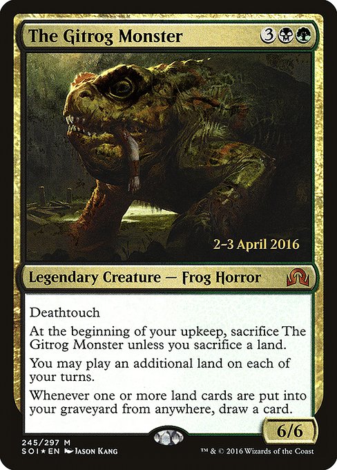 The Gitrog Monster from Shadows over Innistrad Promos