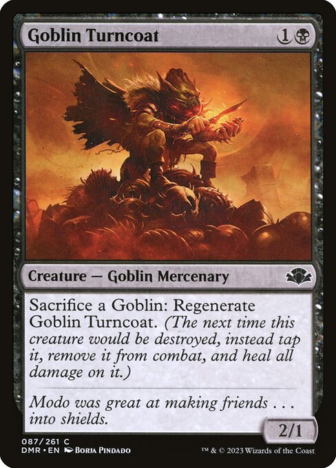 Goblin Turncoat highlighted card art