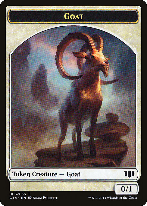 Goat from Commander 2014 Tokens