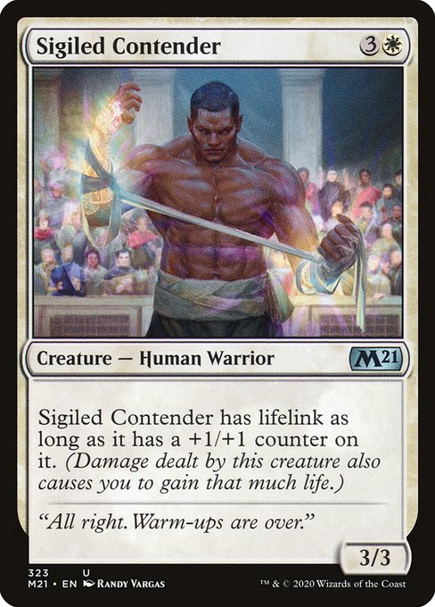 Sigiled Contender highlighted card art