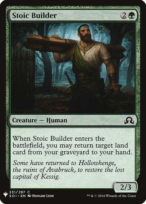 Stoic Builder highlighted card art