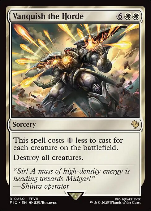 Vanquish the Horde highlighted card art