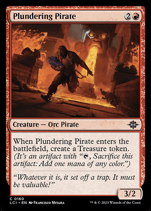 Plundering Pirate highlighted card art