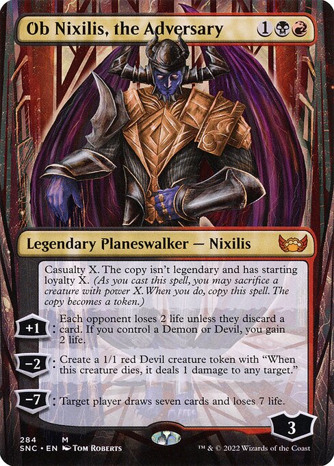 Ob Nixilis, the Adversary from Streets of New Capenna