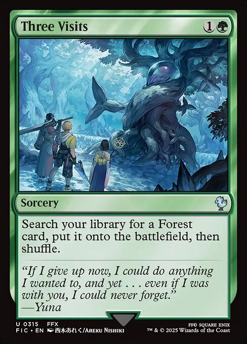 Three Visits from Final Fantasy Commander