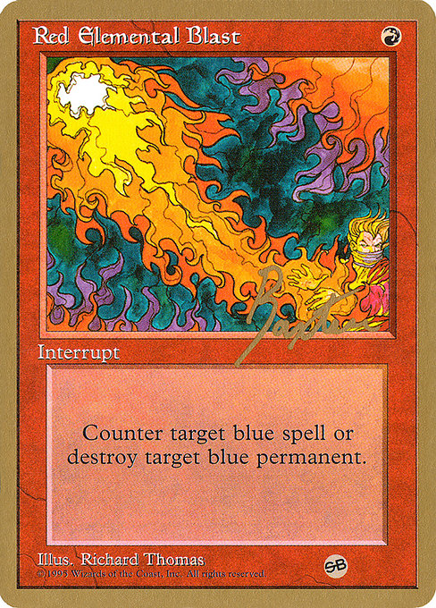 Red Elemental Blast from Pro Tour Collector Set