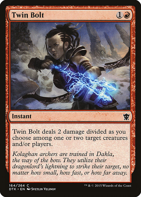 Twin Bolt from Dragons of Tarkir