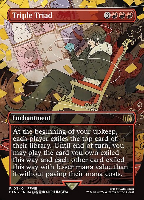 Triple Triad highlighted card art