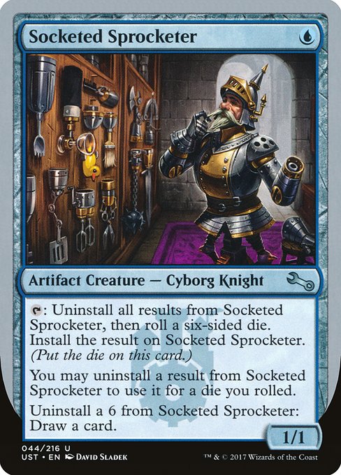 Socketed Sprocketer highlighted card art