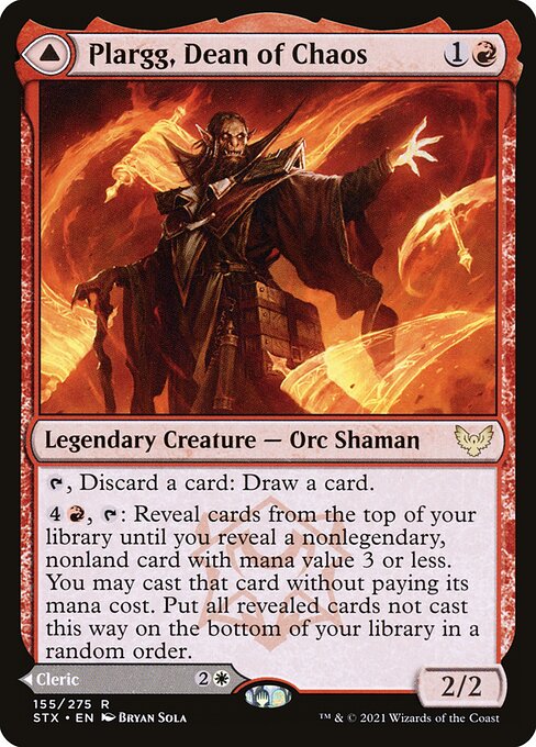 Plargg, Dean of Chaos // Augusta, Dean of Order from Strixhaven: School of Mages