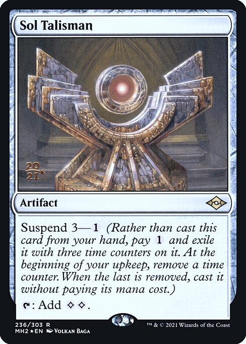 Sol Talisman from Modern Horizons 2 Promos