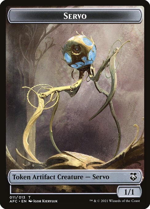 Servo from Forgotten Realms Commander Tokens