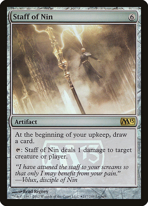 Staff of Nin from Magic 2013 Promos