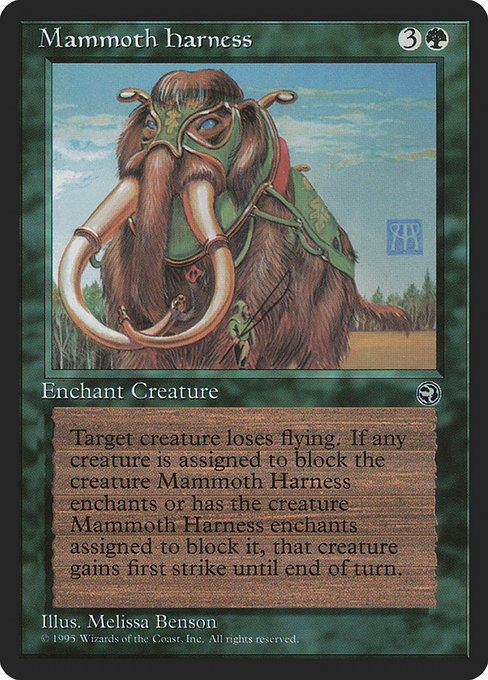 Mammoth Harness highlighted card art