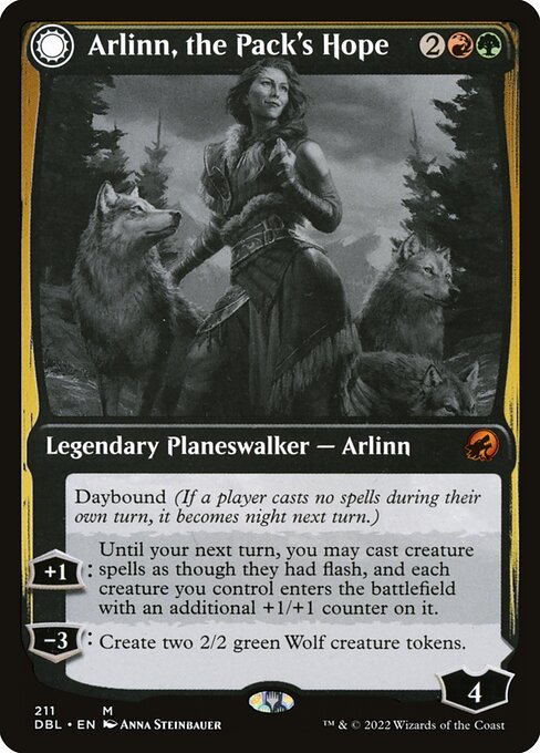 Arlinn, the Pack's Hope // Arlinn, the Moon's Fury from Innistrad: Double Feature