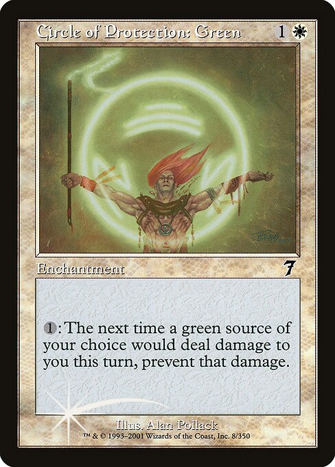 Circle of Protection: Green from Seventh Edition