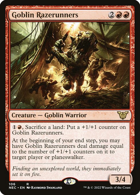 Goblin Razerunners highlighted card art