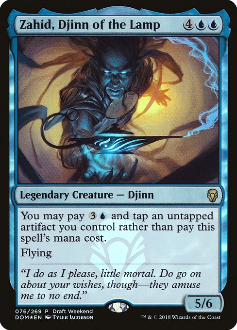 Zahid, Djinn of the Lamp from Dominaria Promos