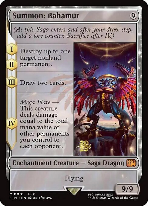 Summon: Bahamut highlighted card art