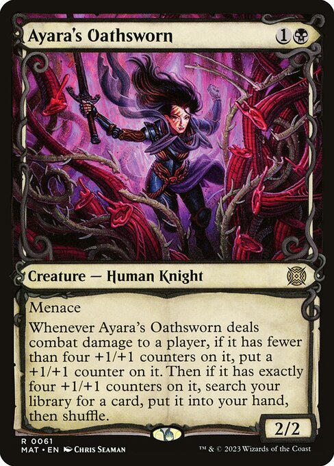 Ayara's Oathsworn from March of the Machine: The Aftermath